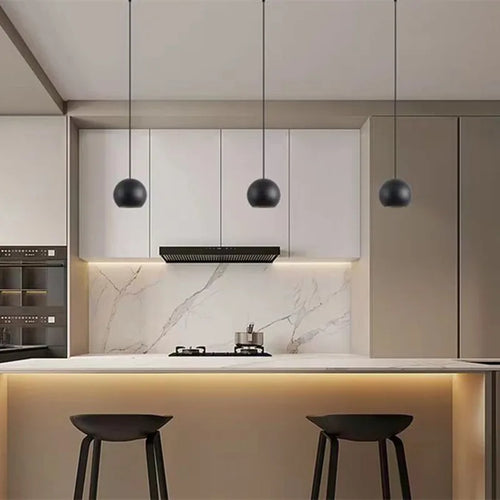 suspension moderne en forme de boule pour café bar - vue 8 sur 10