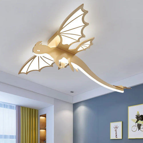 plafonnier dinosaure pour chambre d'enfants design ludique et moderne - vue 2 sur 9