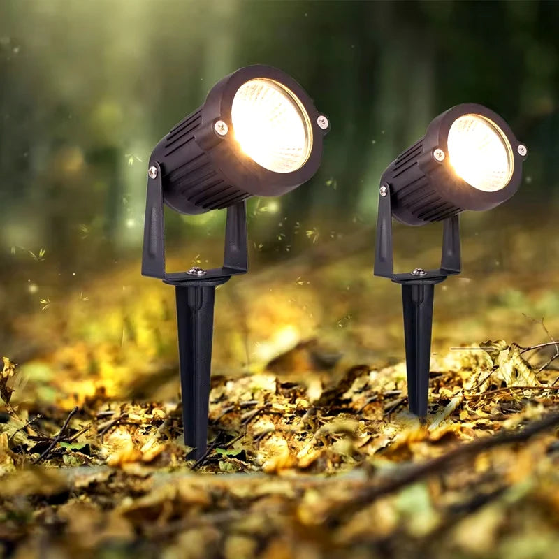 lampe de jardin led étanche pour éclairage extérieur - vue 3 sur 10