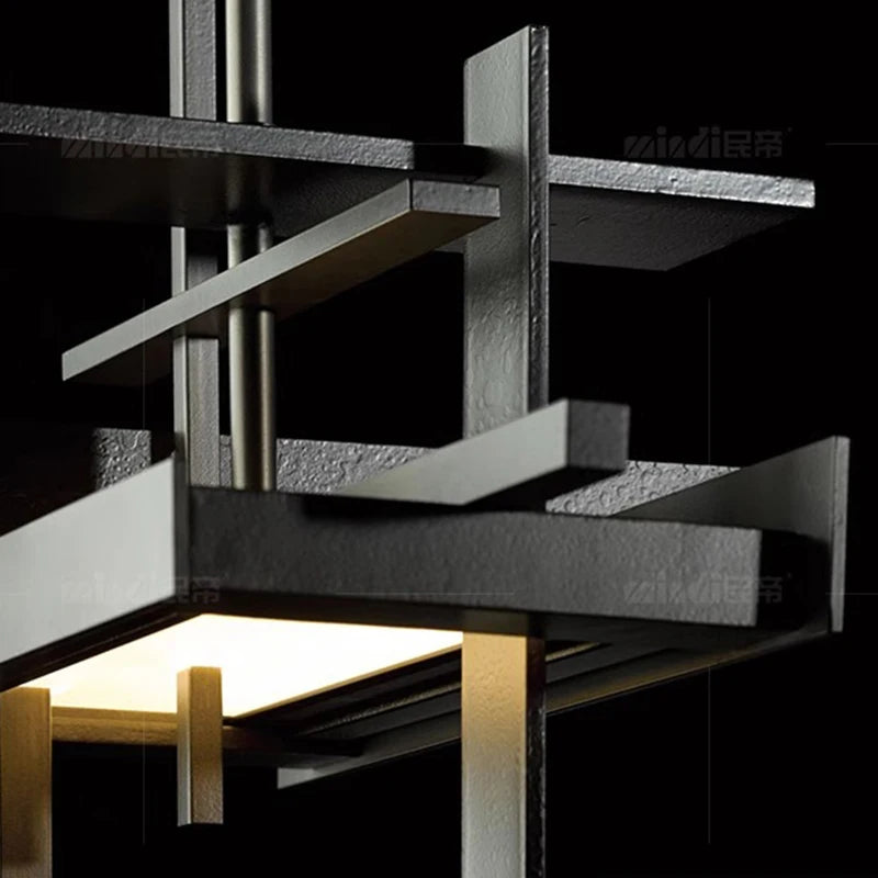 Lustre design LED design moderne décoratif intérieur - vue 6 sur 11