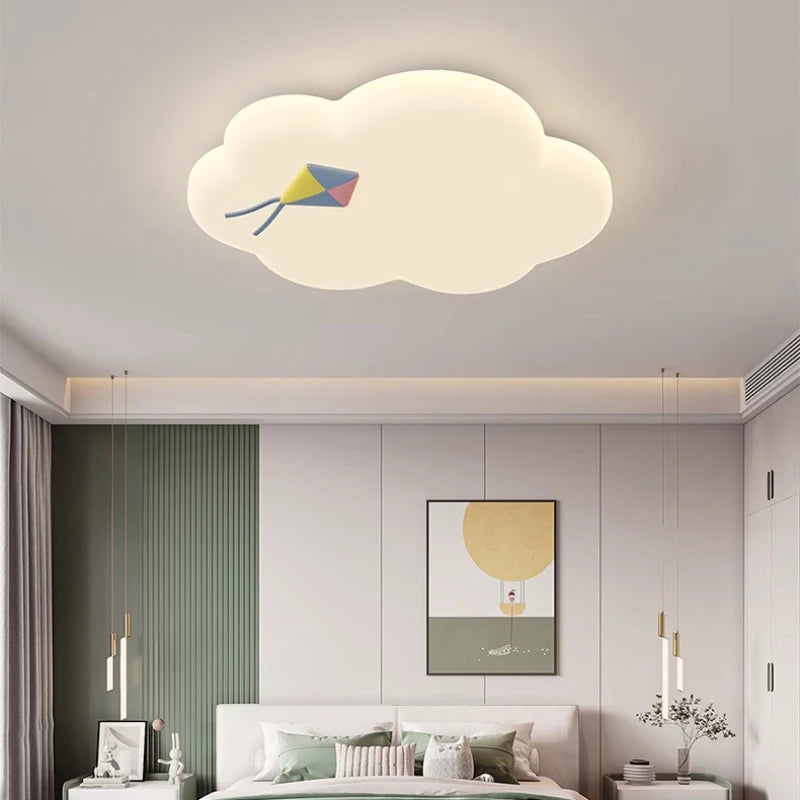 plafonnier nuage créatif pour chambre d'enfant chaleureuse - vue 5 sur 13