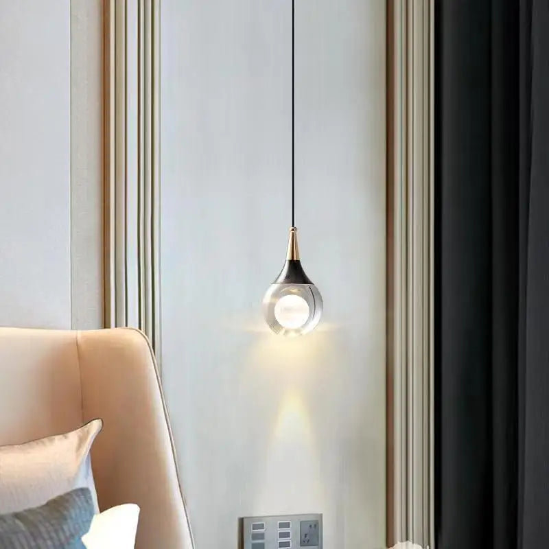 lustre cristal led design pour décoration intérieure moderne - vue 2 sur 10