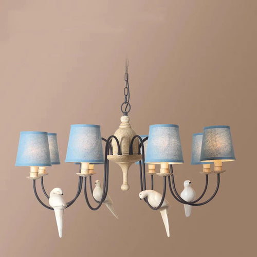 suspension vintage nordique design oiseau pour restaurant café - vue 5 sur 6
