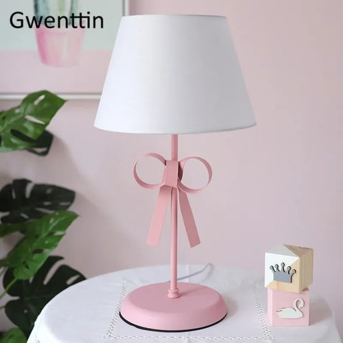 lampe de bureau moderne à nœud papillon pour chambre décorative - vue 10 sur 14