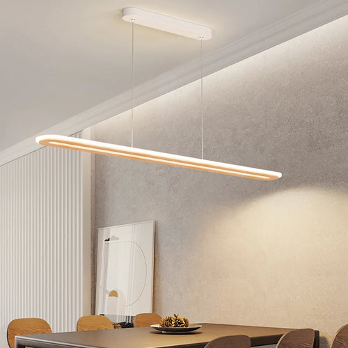 suspension led en bois massif style nordique tatami - vue 5 sur 11