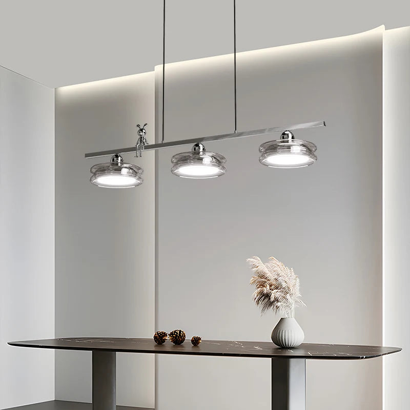 suspension minimaliste italienne pour éclairage intérieur moderne - vue 5 sur 14