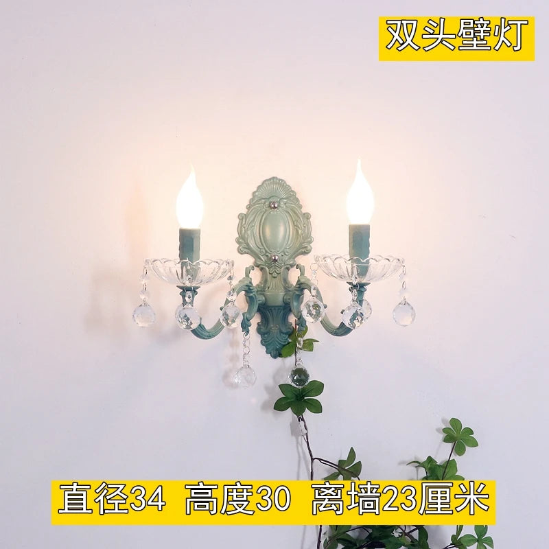 applique murale en cristal pour éclairage intérieur décoratif - vue 8 sur 10