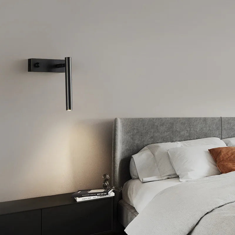 Appliques murales en cuivre avec interrupteur rotatif - vue 4 sur 8
