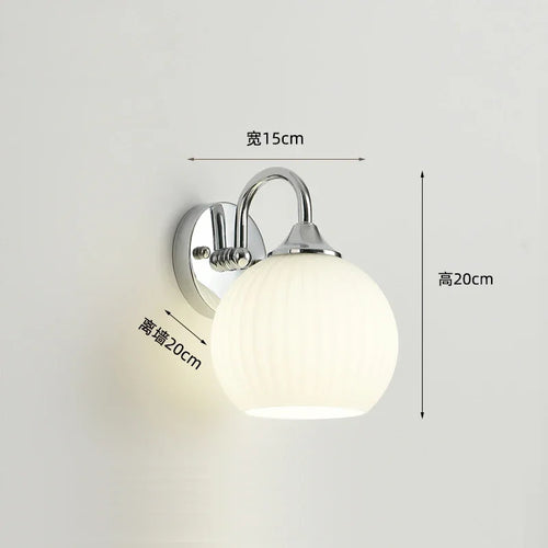 applique murale led en verre pour intérieur moderne - vue 10 sur 9