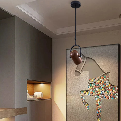 suspension LED nordique avec projecteur mural réglable - vue 4 sur 7