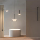 applique murale led nordique avec long bras à bascule