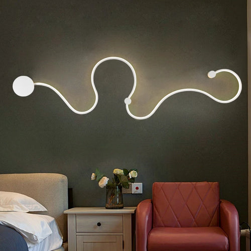 applique murale moderne en aluminium minimaliste design éclairage intérieur - vue 3 sur 14