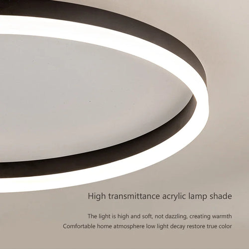 plafonnier moderne à leds pour décoration intérieure élégante et lumineuse - vue 6 sur 16