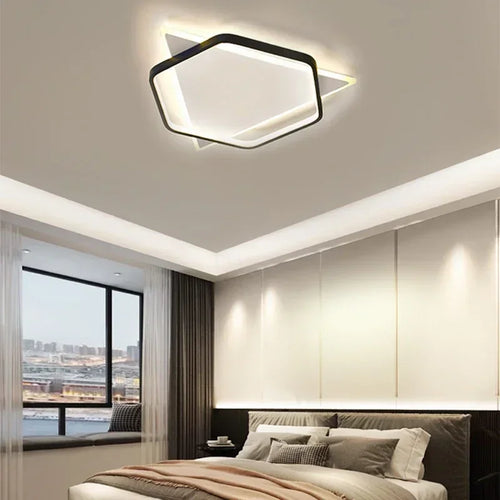 lustre moderne à leds pour intérieur de maison - vue 2 sur 12