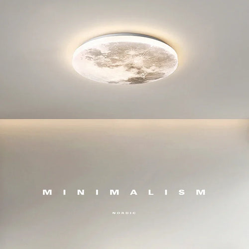 plafonnier design moderne en forme de lune pour intérieur créatif - vue 5 sur 10