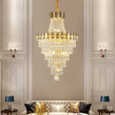 lustre en cristal design contemporain pour intérieur élégant