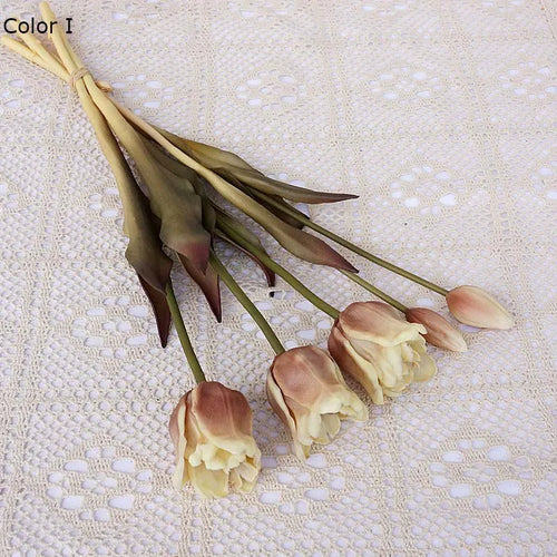 grandes tulipes baroques en silicone décoration de luxe pour événements - vue 10 sur 15