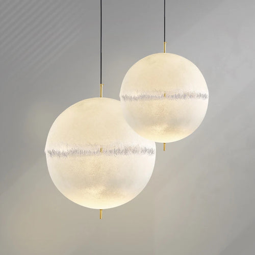 Créativité nordique Led lune suspension lumières salon salle à manger chambre décor à la maison lustre Bar Loft chevet lampe suspendue luminaire - vue 2 sur 15