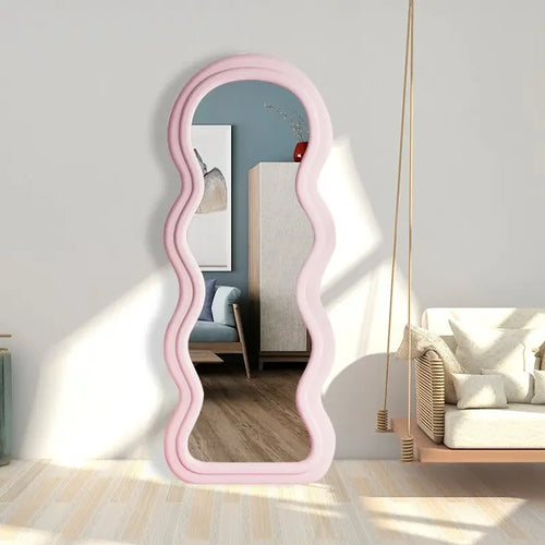 miroir ondulé design moderne pour un espace chic et funky - vue 11 sur 11