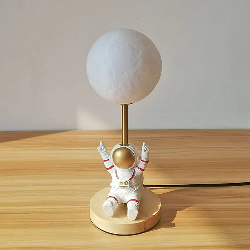 Creative 3D lune lampe de Table technologie mode atmosphère lampe chambre d'enfants étudiant lampe chambre étude lampe décorative - vue 5 sur 12
