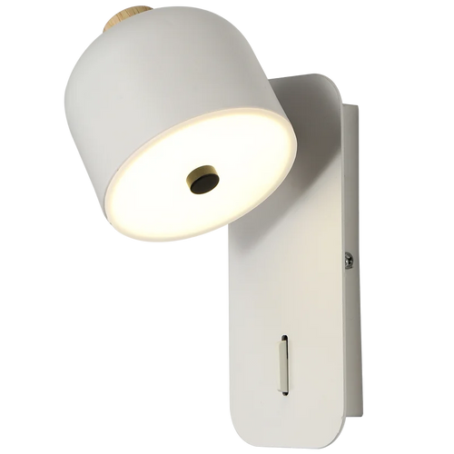 applique murale nordique rotative avec interrupteur moderne éclairage intérieur - vue 7 sur 15