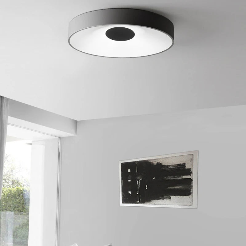 plafonnier led moderne minimaliste rond pour intérieur - vue 3 sur 10