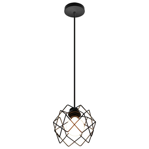 suspension vintage en métal abat-jour cage pour éclairage intérieur - vue 13 sur 24