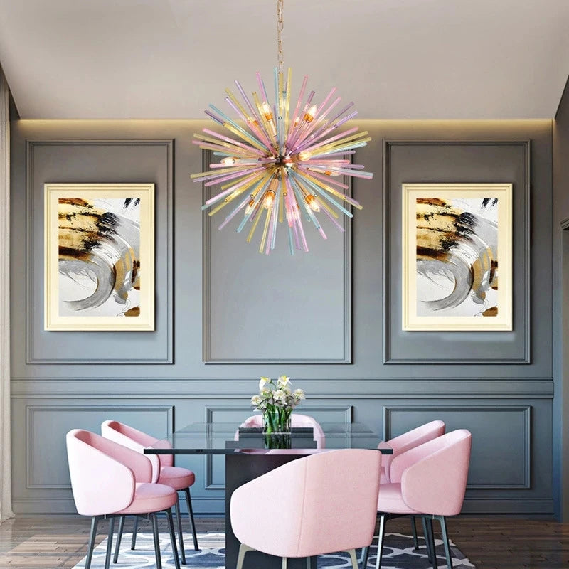 suspension pissenlit moderne créative pour décoration intérieure - vue 2 sur 9