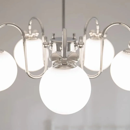 lustre arc suspension led pour décoration intérieure élégante - vue 5 sur 12