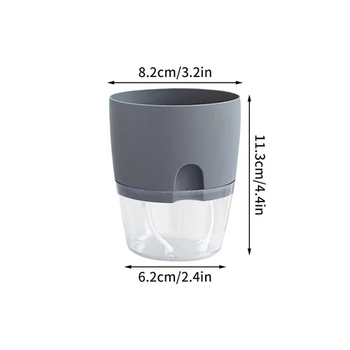 pot de fleurs auto-arrosant en plastique pour plantes succulentes - vue 13 sur 14