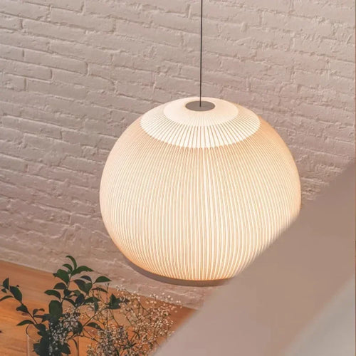 Spanish Designer Pendant Lamp Fabric Chandelier Suspension Hanging Light - vue 6 sur 9