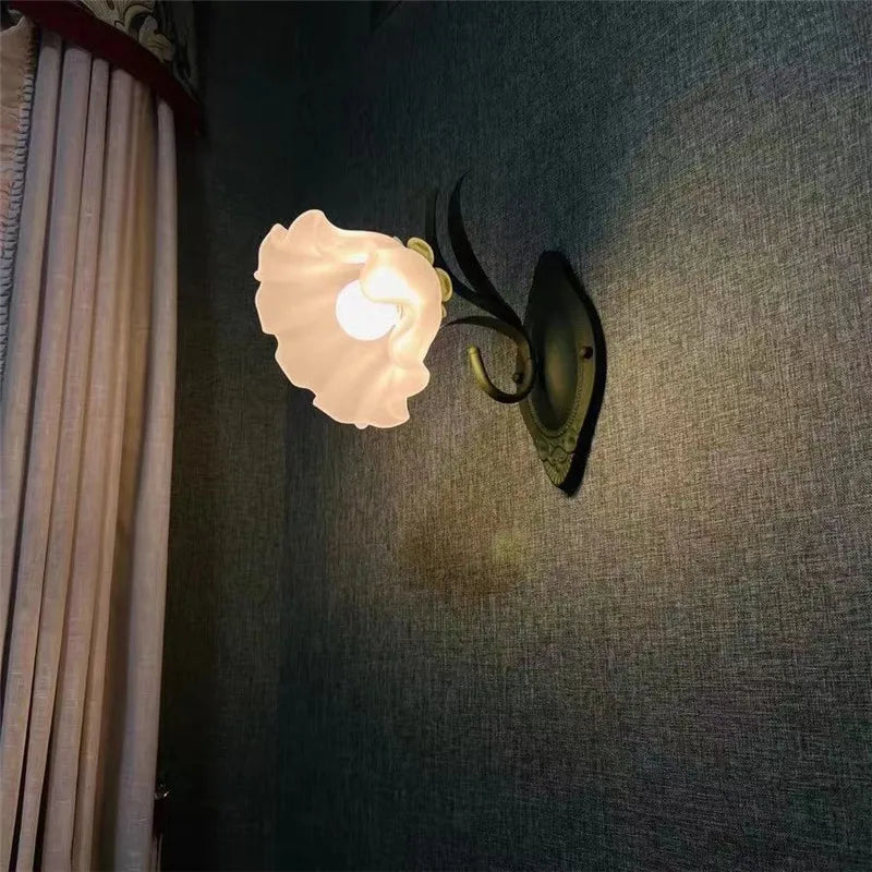 Applique murale Vintage à fleurs rurales françaises - vue 4 sur 7