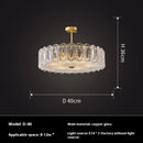 plafonnier moderne en cuivre et verre design créatif pour intérieur élégant