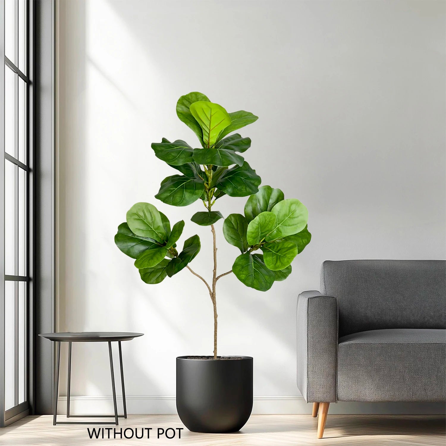 branches artificielles de ficus grandes feuilles pour décoration intérieure et extérieure - vue 3 sur 14