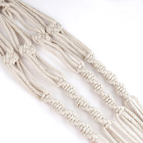 suspension en macramé pour plantes et décoration intérieure - vue 8 sur 8