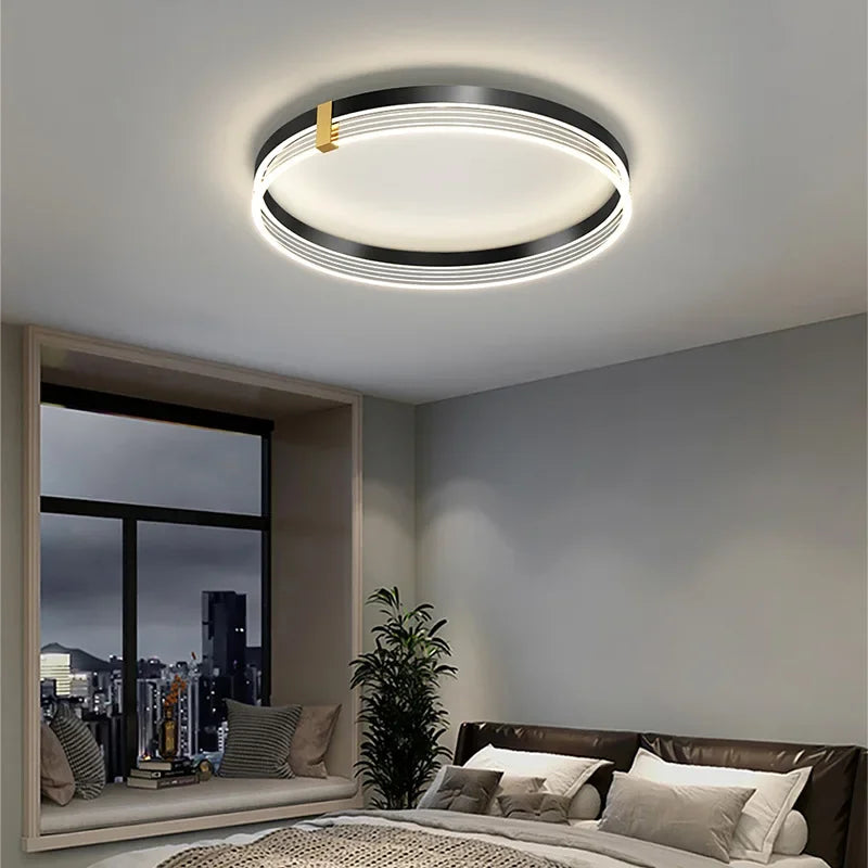 plafonnier led moderne design acrylique pour intérieur élégant - vue 6 sur 12
