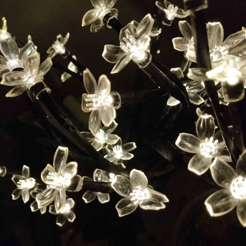 Veilleuses LED Cerisier Fleur Arbre Lampe Bureau Maison Chambre Décor - vue 4 sur 7