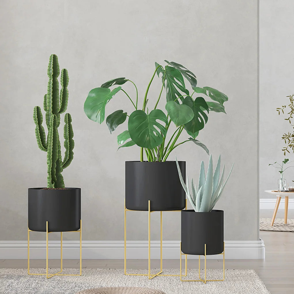 support de plantes lumineux en métal pour intérieur et extérieur - vue 3 sur 9