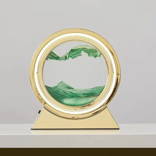 lampe de table créative avec sable mouvant 3D décoratif - vue 14 sur 24