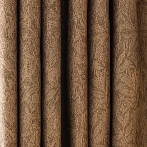 Rideau occultant texturé motif floral style chinois salon - vue 11 sur 10