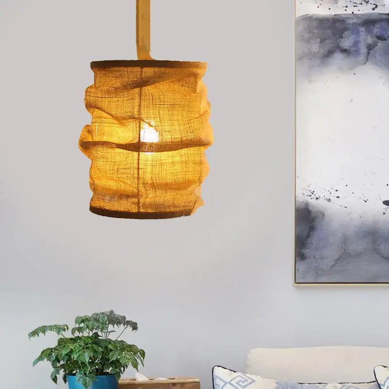 lustre rétro chinois pour restaurant bar ou salon de thé zen - vue 4 sur 7