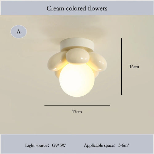 lustre moderne à pétales pour chambre d'enfant - vue 18 sur 17