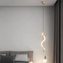 suspension en spirale luxe avec télécommande gradation led