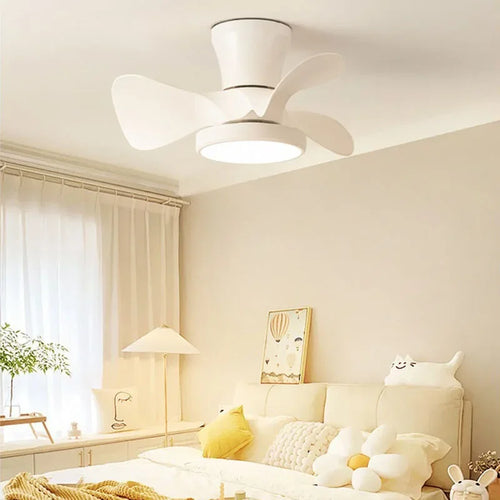 plafonnier ventilateur lumineux télécommandé pour chambre d'enfants - vue 5 sur 14