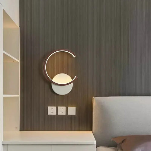 Applique murale LED en bois moderne - vue 2 sur 8