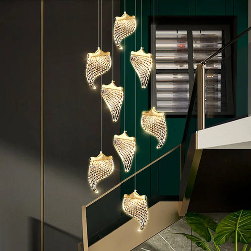 lustre led suspendu pour éclairage moderne intérieur - vue 5 sur 14