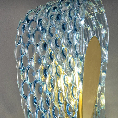 applique murale design fleur luxe créatif en cuivre décoratif - vue 7 sur 8