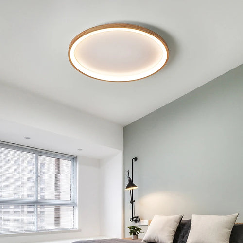 plafonnier led style japonais pour entrée et couloir - vue 3 sur 14