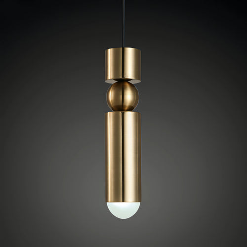Suspension moderne nordique en métal avec lumière led suspendue - vue 3 sur 13