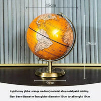 carte du globe rétro pour décoration éducative et géographique